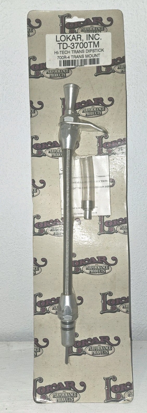 Lokar Inc. TD-3700TM Hi-Tech Trans Dipstick 700R-4 Trans Mount Nos