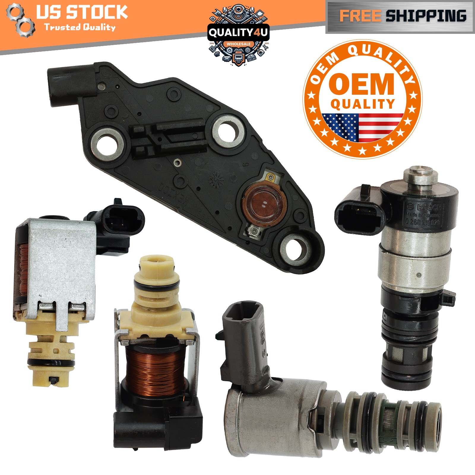 Transmission Shift Control Solenoid Valve B&C Kit For ACURA CL MDX TL HONDA