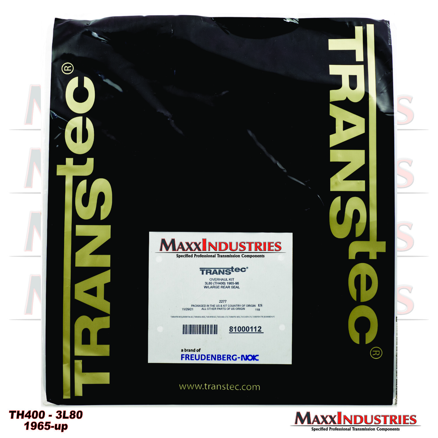 TH400 1964-98 Turbo 400 Transmission Rebuild Kit Alto High Energy