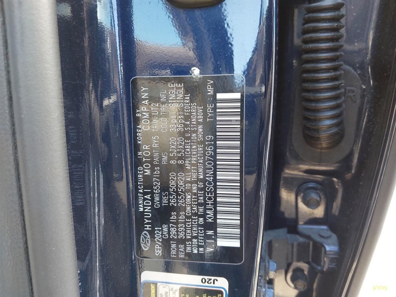 Automatic Transmission 3.5L AWD Fits 21-23 GV80 3353480