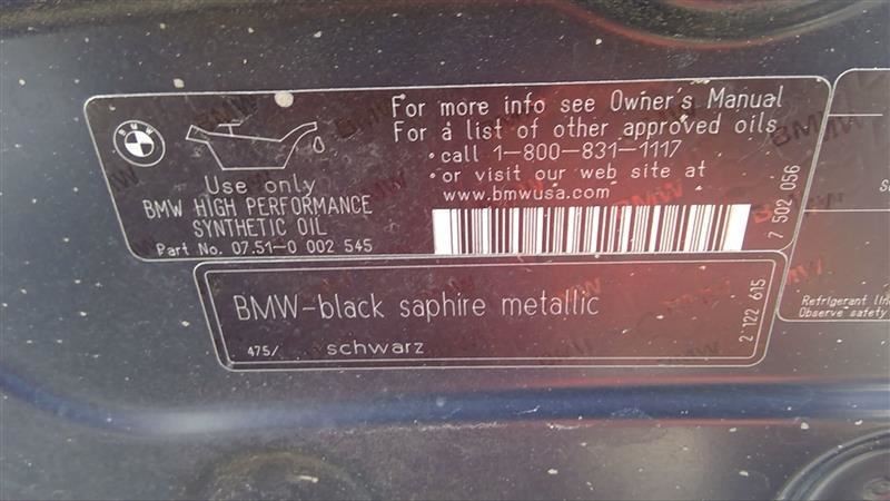 Automatic Transmission 2.0L 28iX Thru 7/13 Fits 13-14 BMW X3 9203279