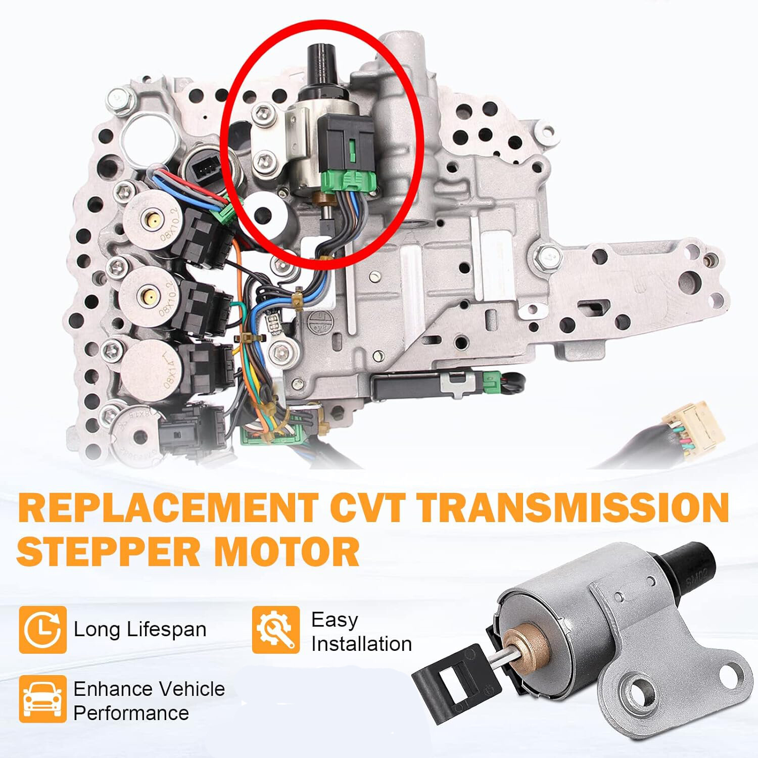 1*NEW For 2007-2012 Nissan Versa 1.8L 4-Door Step Stepper Motor JF009E / RE0F09B