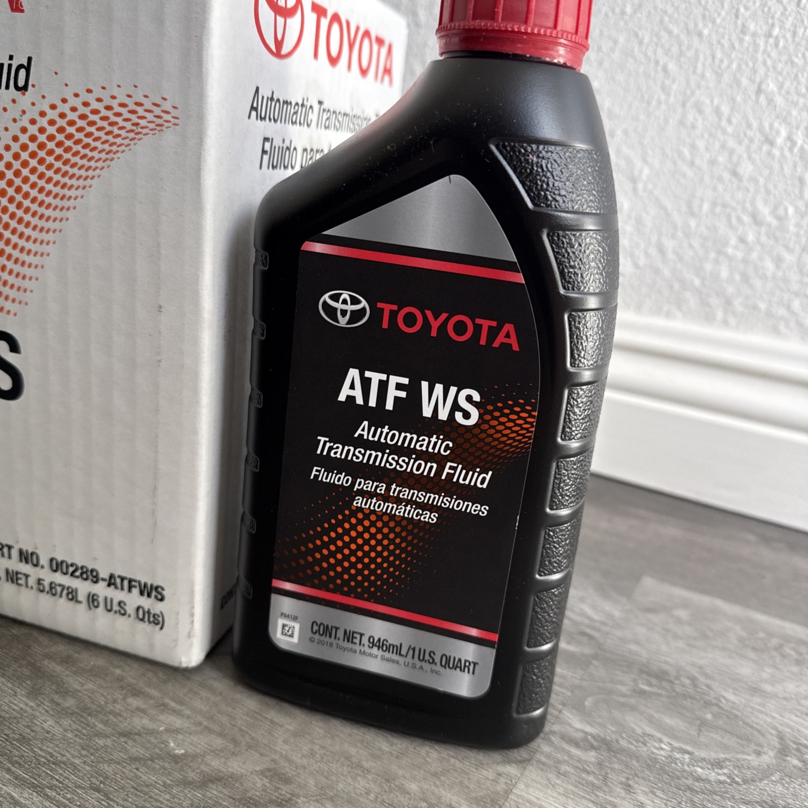 Toyota Lexus Sion ATF WS Transmission Fluid 00289-ATFWS OEM ( 6 PACK )