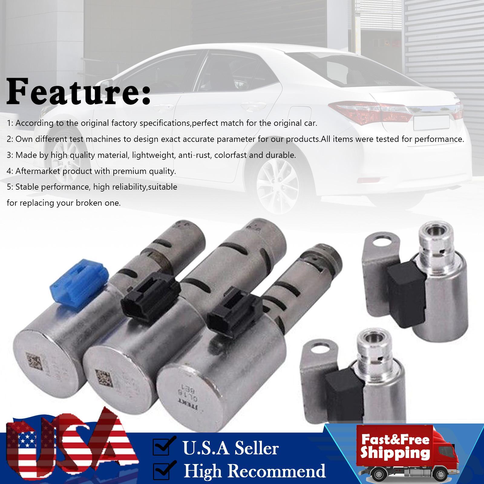 5PCS K313 CVT Transmission Solenoid Kit For TOYOTA COROLLA 1.8L 2.0L 2014-ON