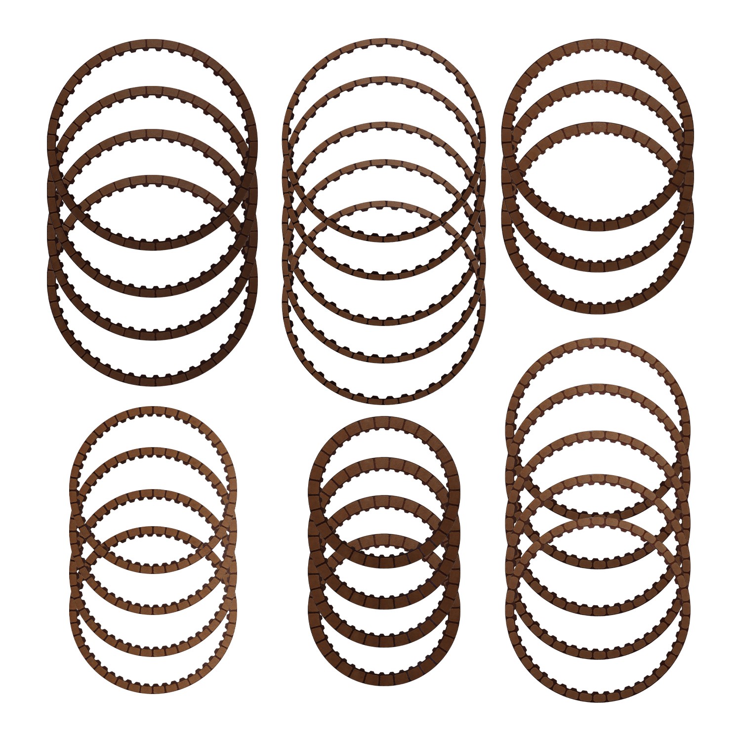 1x UA80 UA80E UA80F Transmission Overhaul Friction Plates Kit For Toyota 2016-up