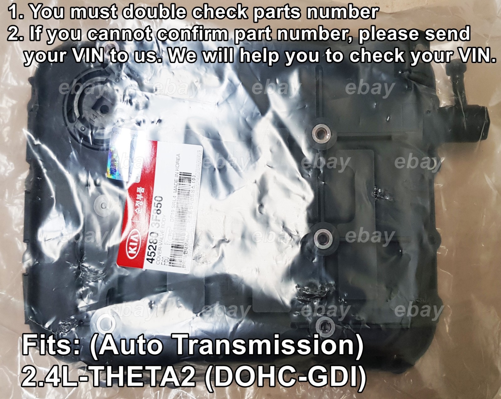 OEM 2.4L-DOHC GDI Valve Body Cover Santa Fe Sport 2016+ #452803F850