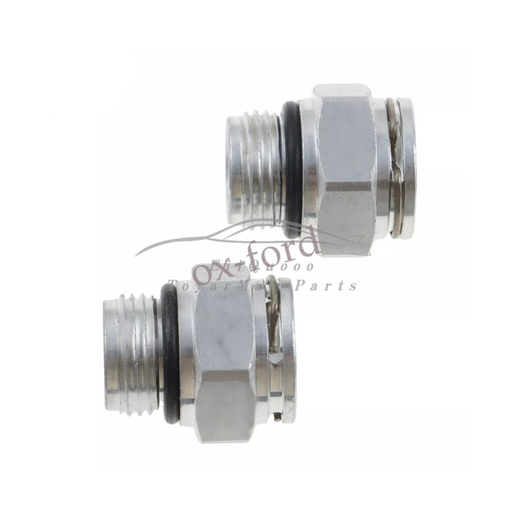 2-pack Quick-Connect Transmission Cooler Line Fittings For Dodge Chrysler Jeep