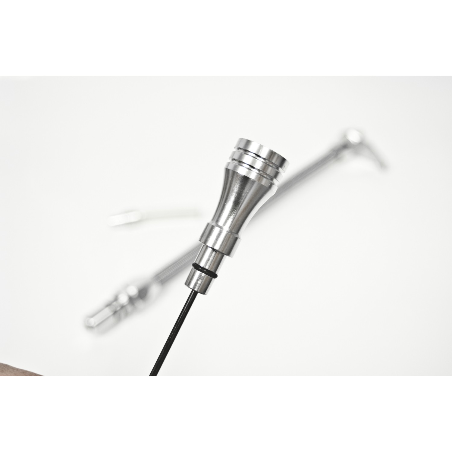22166 B&M Auto Transmission Dipstick & Tube – Billet Aluminum/Stainless Steel