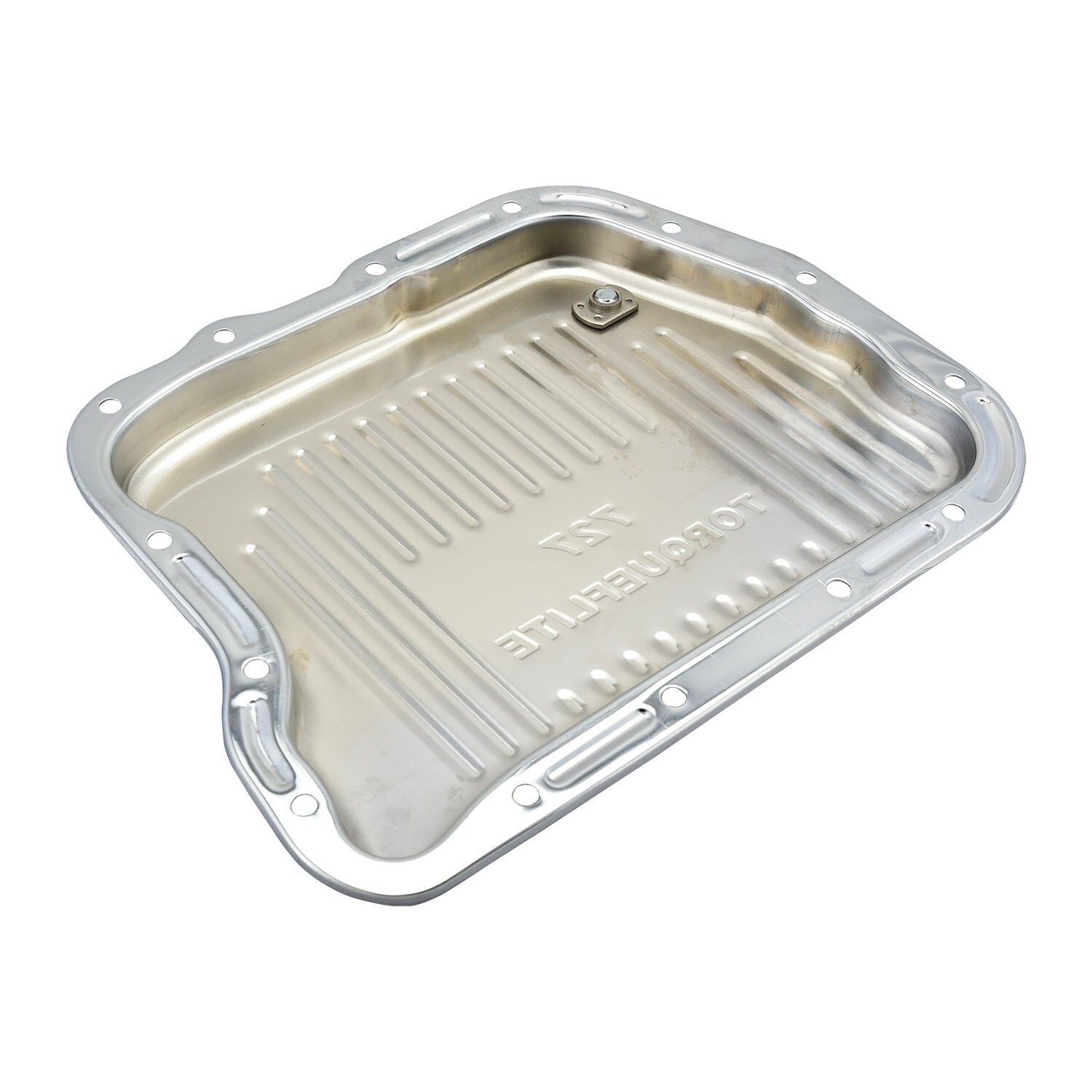 Chrome Steel Transmission Pan Fits Chrysler Dodge Mopar 727 Torqueflite Ribbed