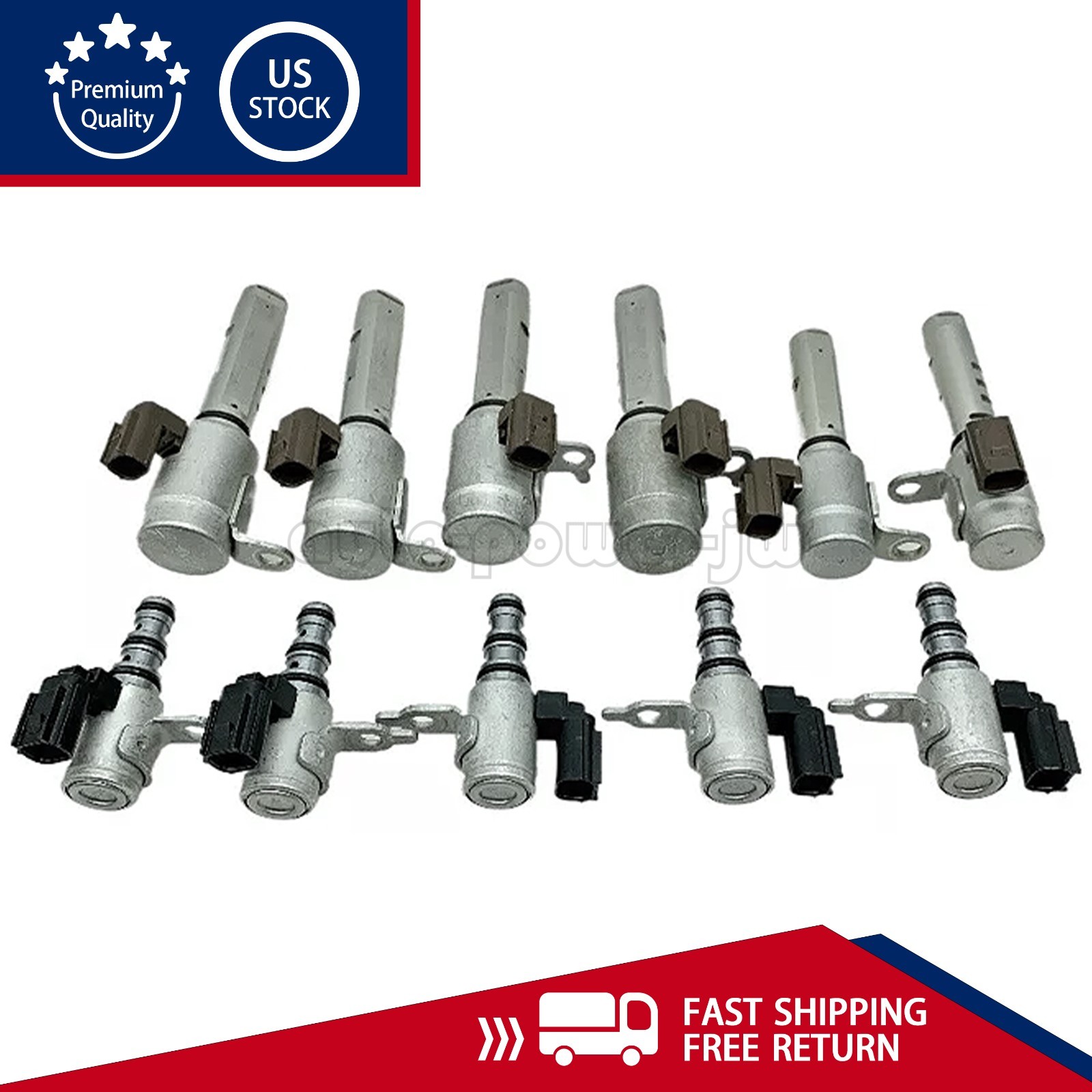 11PCS 8DCT MDSA M4JA Automatic Transmission Solenoid Set For 16-20 Acura TLX ILX