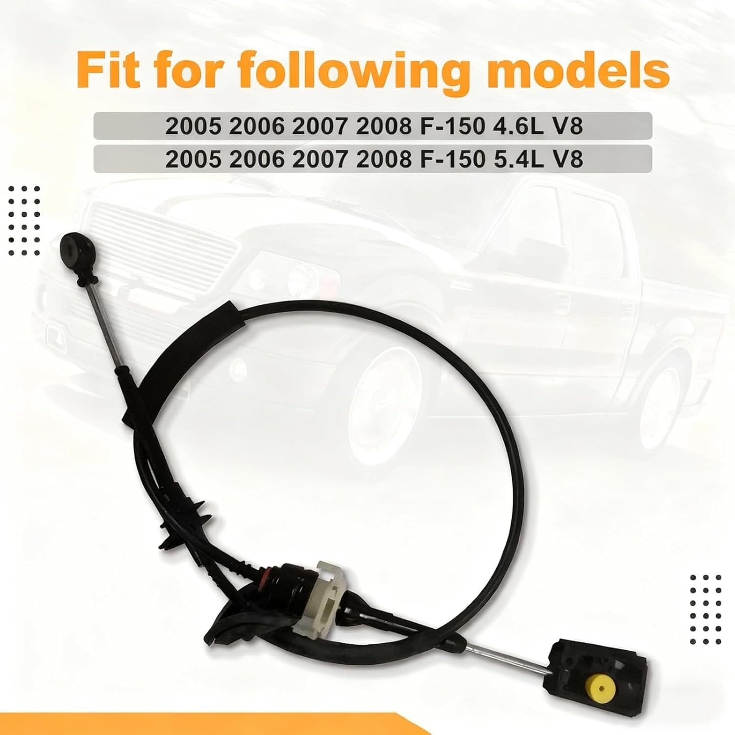 Auto Transmission Shifter Cable for Ford F150 2005 2006 2007 2008 5L3Z-7E395-BA