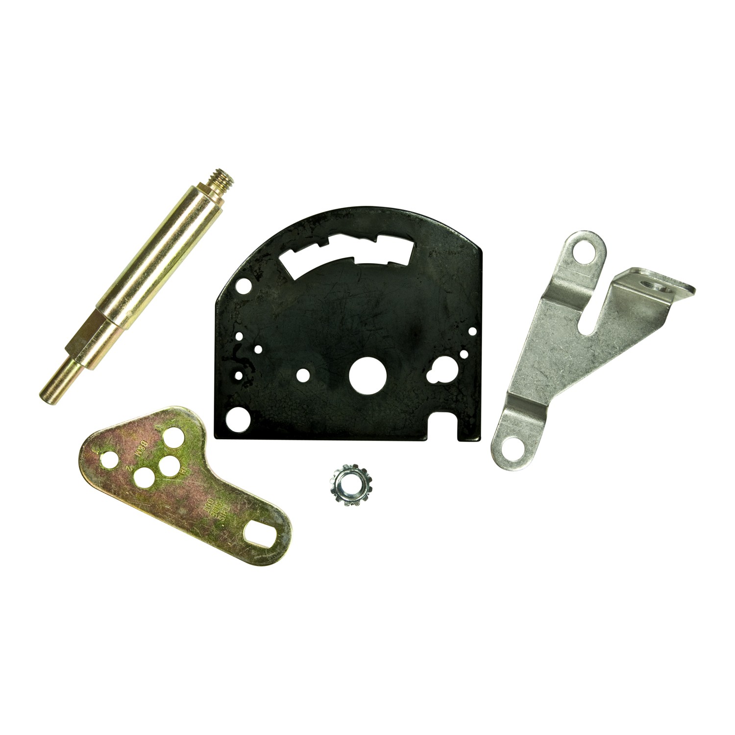80713 B&M Gate Plate, Shift Lever & Cable Bracket for Powerglide Transmissions