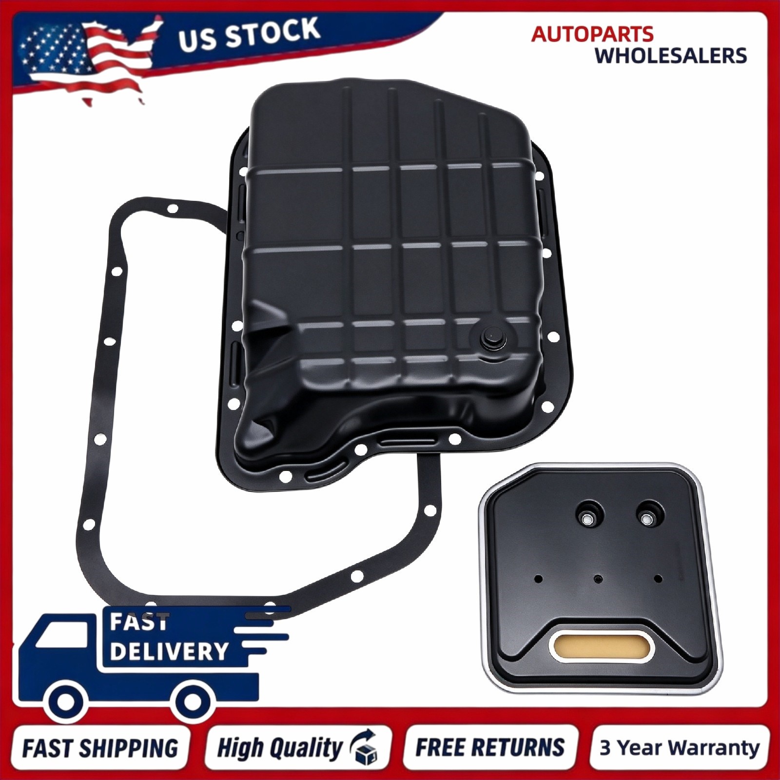 Auto Trans Fluid Pan Filter Gasket Kit For Dodge Ram 1500 2500 46RE 47RE 48RE