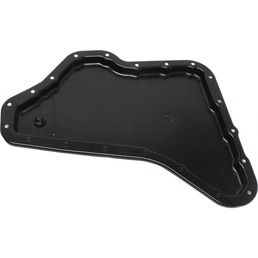 For Oldsmobile Cutlass Supreme Transmission Pan 1997 Black Iron Depth: 0.75 in.