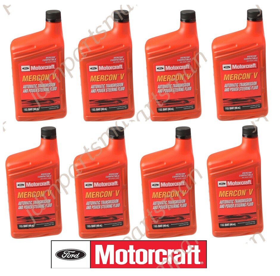 Motorcraft Mercon V ATF Transmission Fluid XT5QMC 8 Quarts for Ford Vehicles