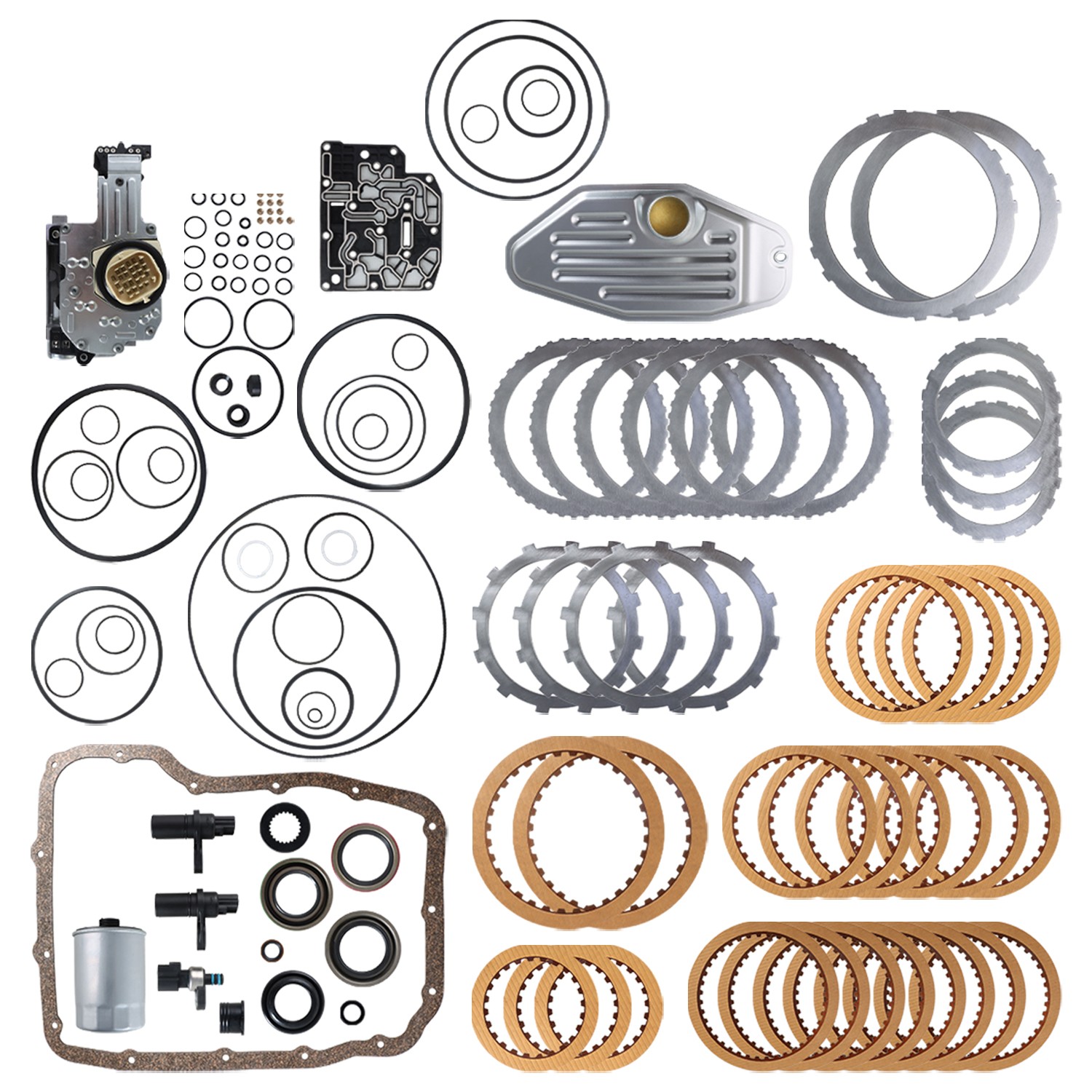 Transmissions Master Rebuild Kit Filter Friction Steel for 45RFE 545RFE 65RFE us