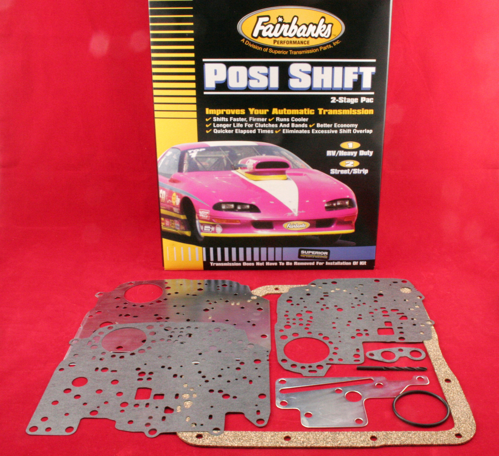 Fits GM TH350 350 Transmission Superior Fairbanks Posi Shift 2 Stage Kit HD