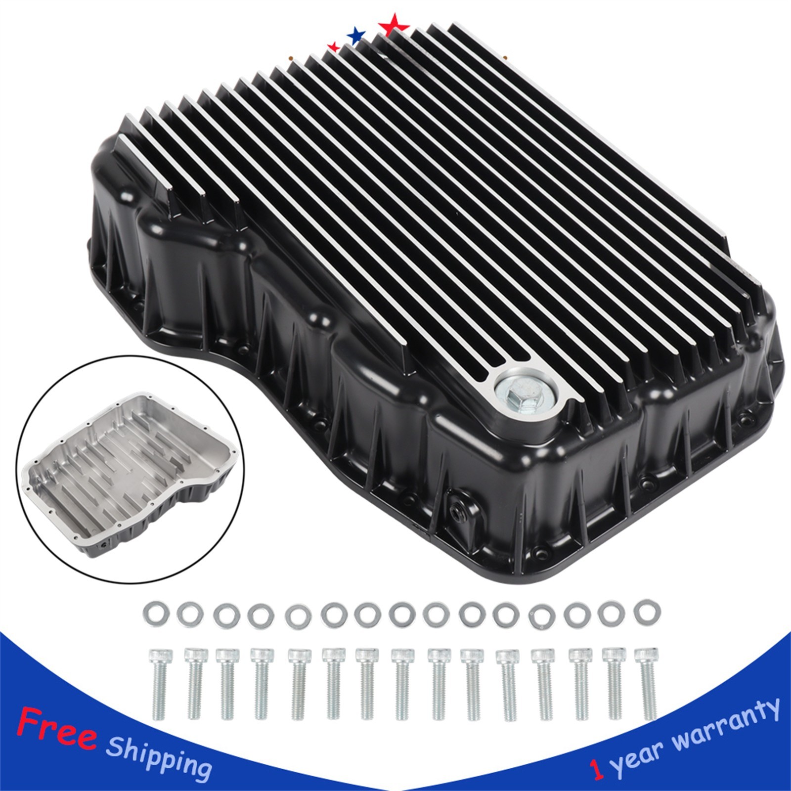 Aluminum 68RFE Transmission Pan Deep NEW For Ram 6.7 Cummins Diesel 2007-2025