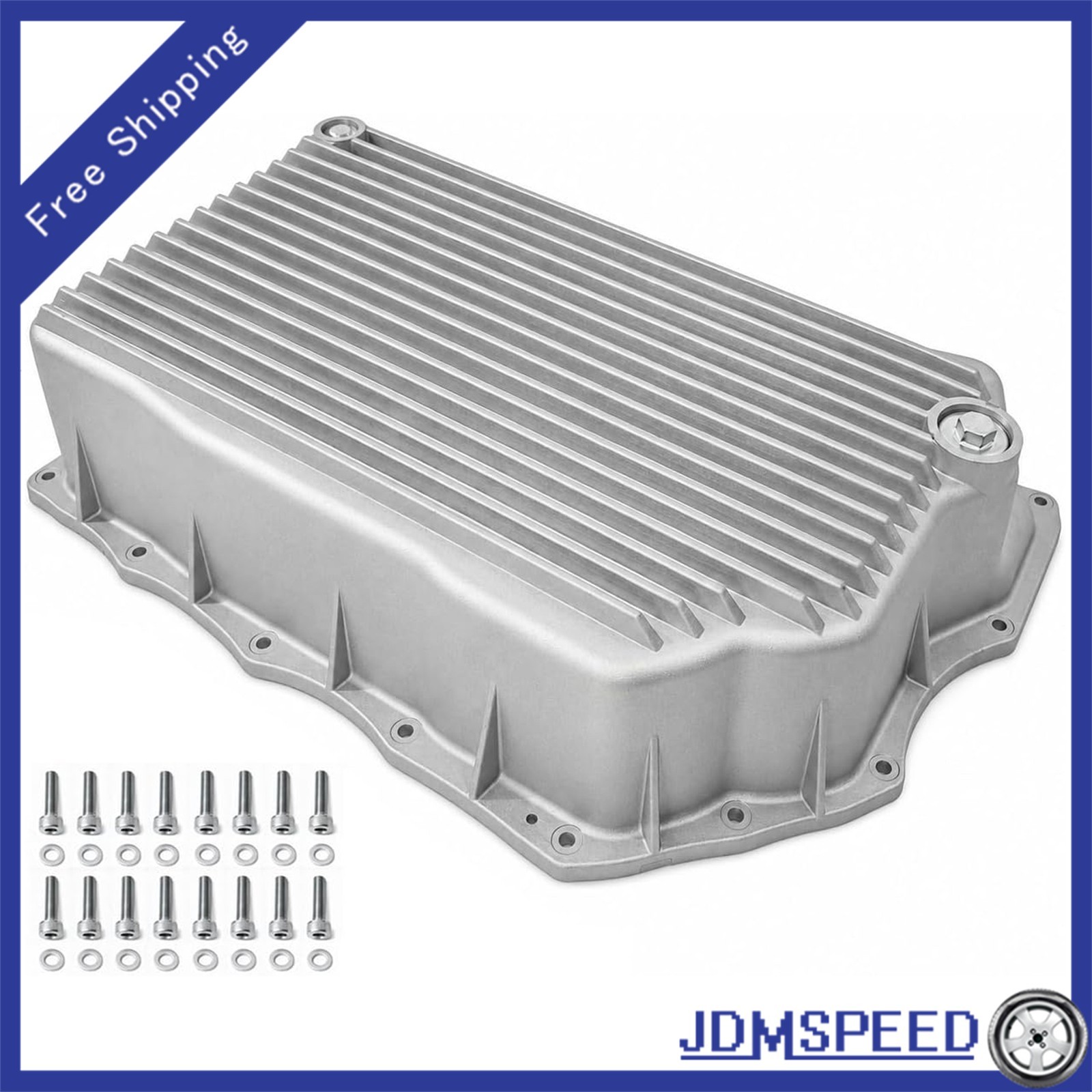 128051400 Cast Aluminum Deep Transmission Pan for 2020-2026 GMC/Chevy 6.6L L5P