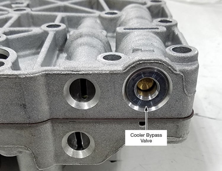 Sonnax 6R140 Reman Valve Body F06R140, 2011–2017 units with cooler bypass valve