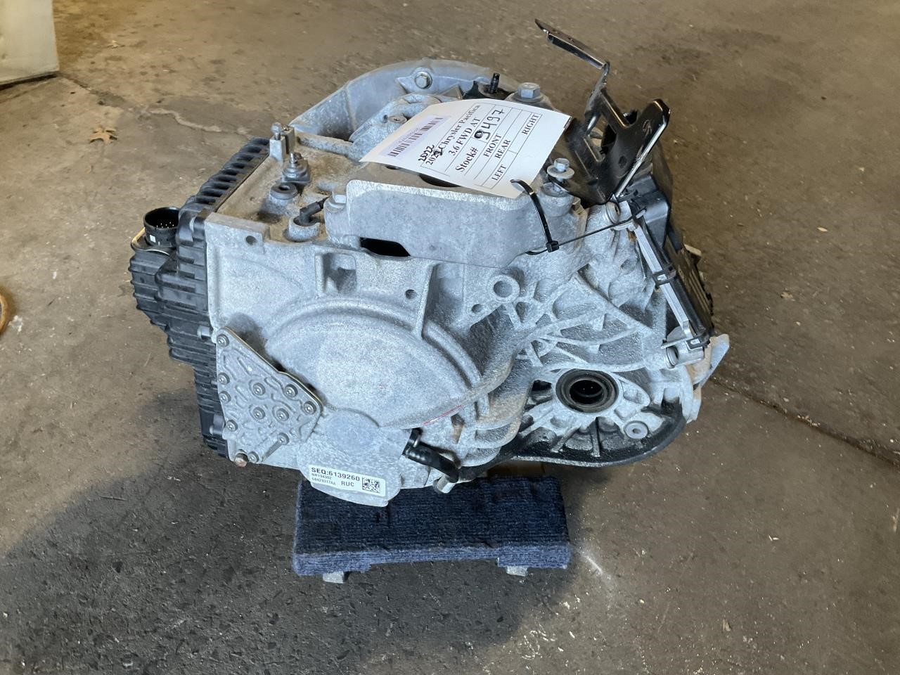 20-22 Chrysler Pacifica 3.6L FWD AT Automatic Transmission Assy T