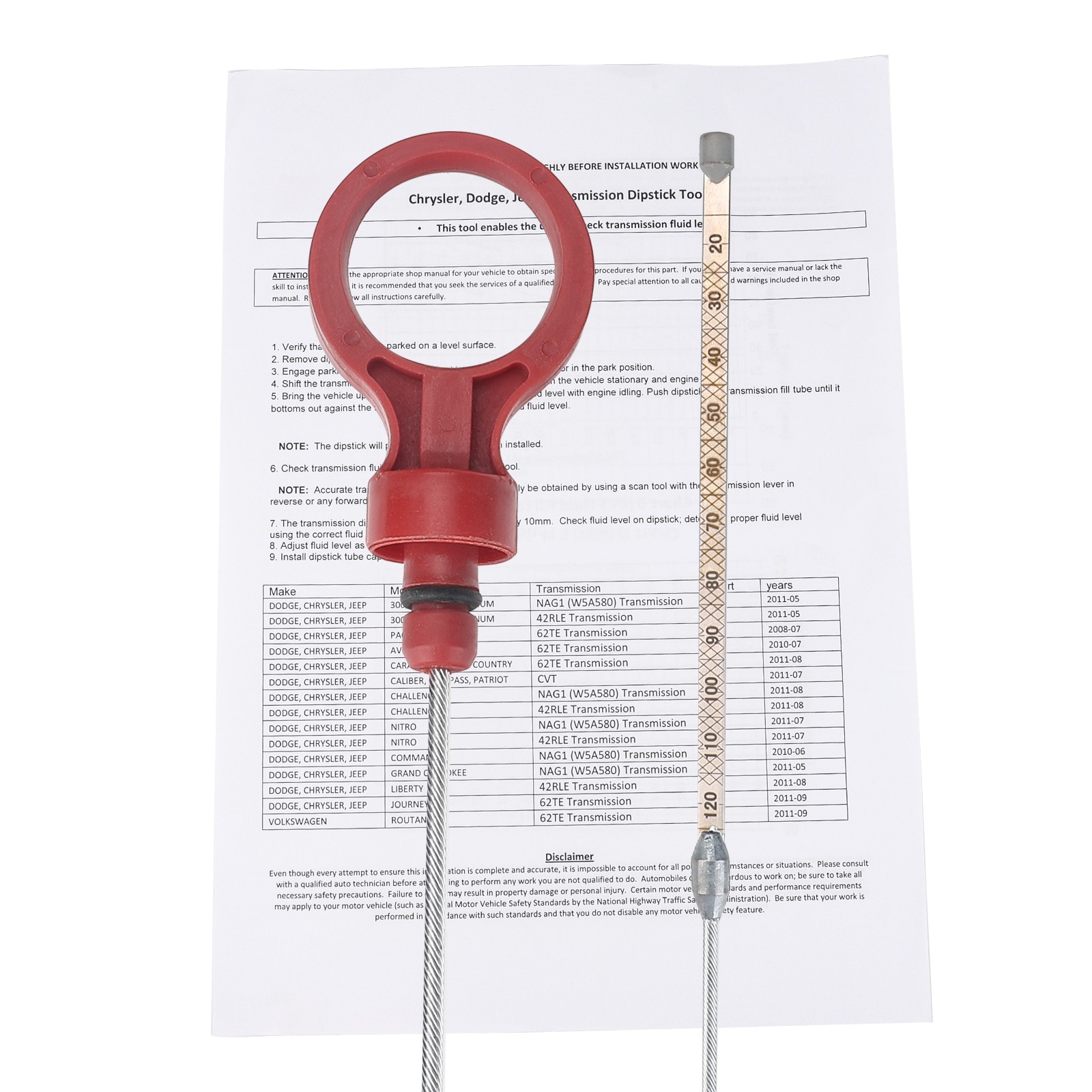 Transmission Fluid Level Dipstick New For Dodge Chrysler Jeep 9336 9336A 917-327