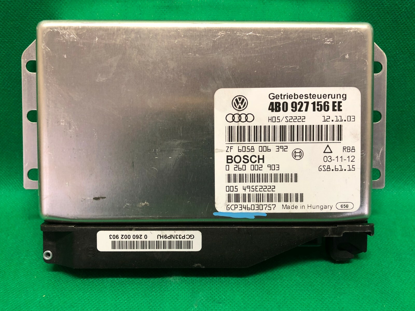 PROGRAMMED PLUG & PLAY 04 A6 TRANSMISSION CONTROL AT 4B0 927 156 EE TCM TCU nb0