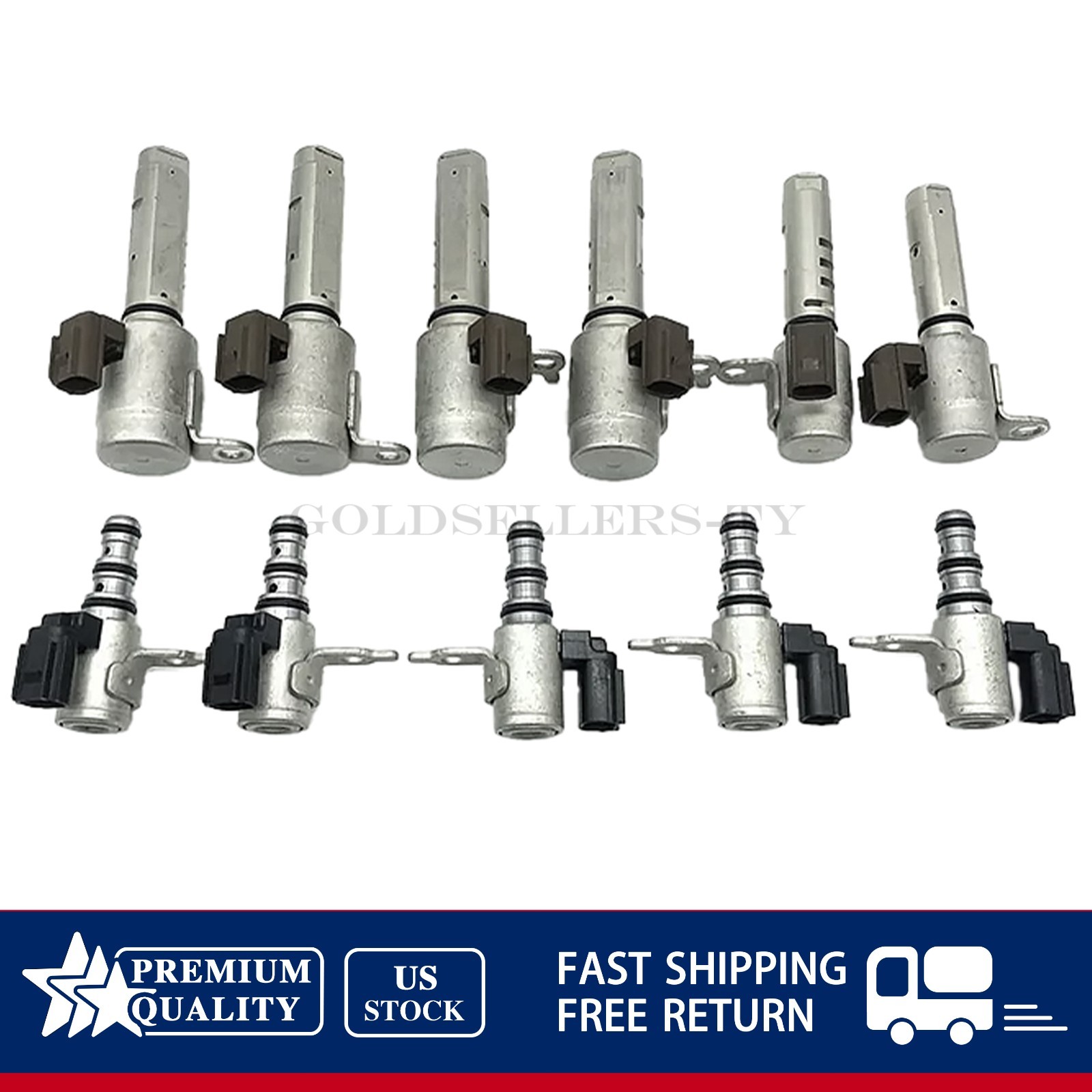 11PCS For 16-20 Acura TLX ILX 8DCT MDSA M4JA Automatic Transmission Solenoid Set