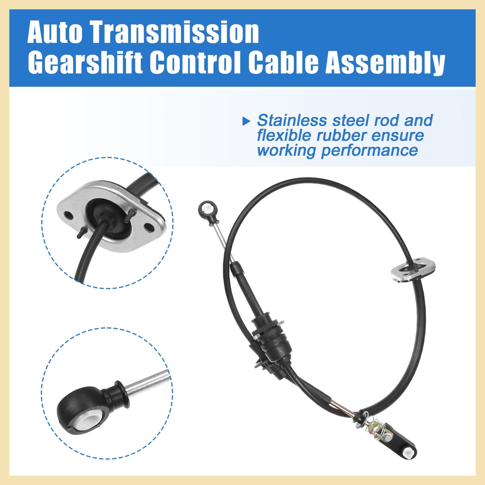 Transmission Gear Shift Cable 52060164AC/52060164AD for Jeep Wrangler 07-10