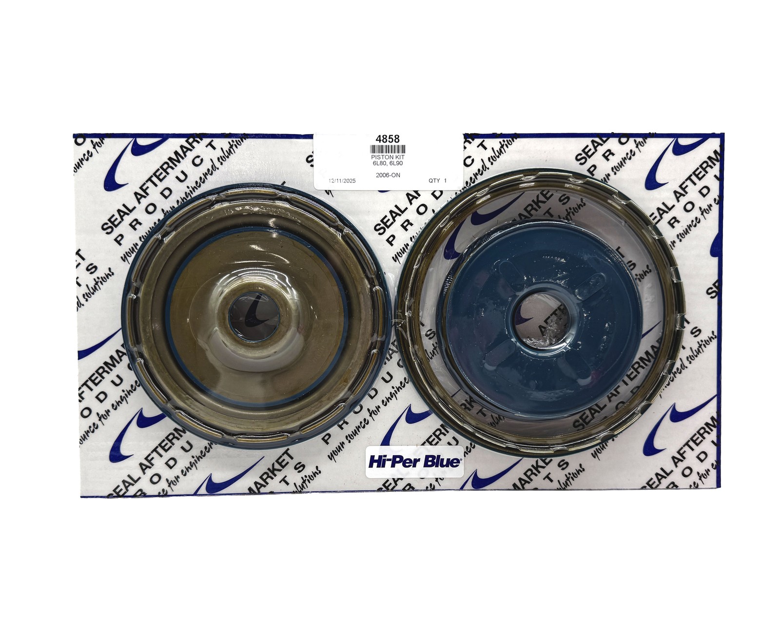 2006-Up 6L80 6L90 Hi-Per Blue 5pc Bonded Piston Set, 4858