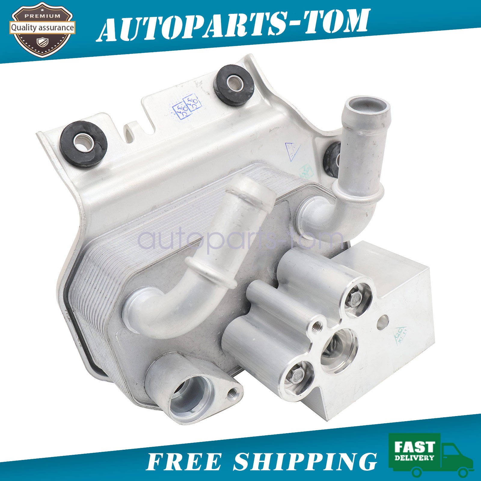 Fit Ford 2015 2016 2017-20 5.0L F-150 Automatic Transmission Fluid Oil Cooler