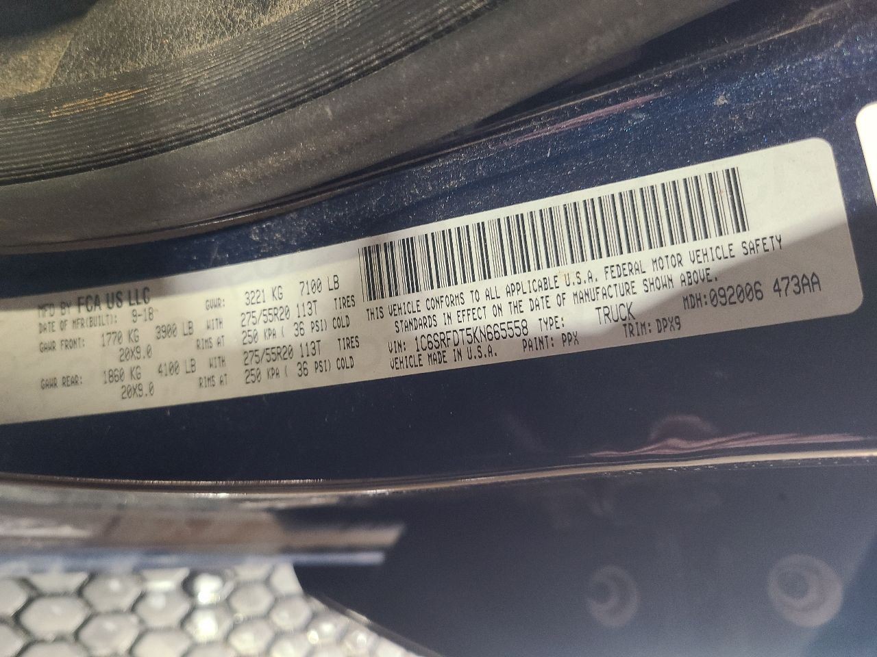 Automatic Transmission New Style Opt 8HP75 Fits 19-21 DODGE 1500 PICKUP 658587