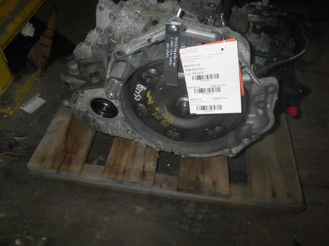 Automatic Transmission 3.3L 6 Cylinder FWD Fits 14-15 SORENTO 1648313