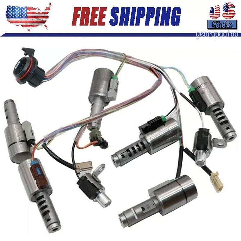 1set Transmission Solenoid Kit With Harness For Ford Mazda Lincoln AF21 TF-81SC