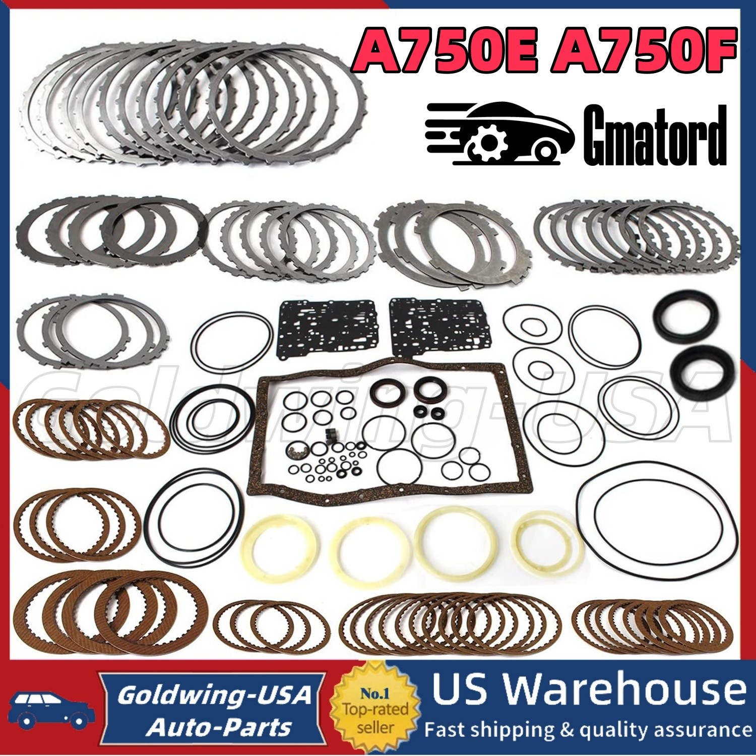A750E A750F New Auto Transmission Rebuild Master Kit For LEXUS TOYOTA 4.0L 5.7L