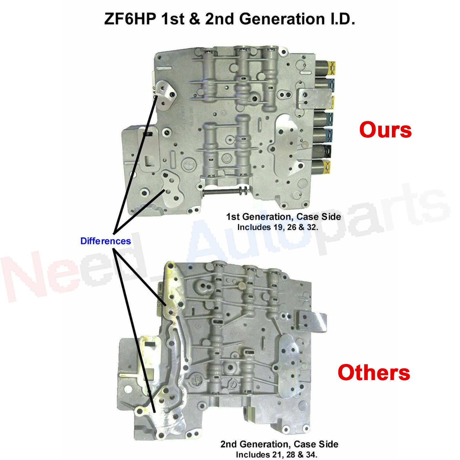 6HP19 ZF6HP19 6HP26 ZF6HP26 Valve Body For AUDI VW BMW Jaguar Hyundai Lincoln