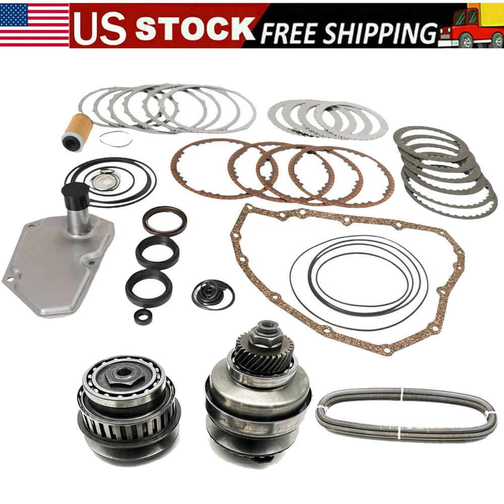 JF015E RE0F11A Transmission Master Rebuild Kit & Pulley Set W/ Belt For Nissan