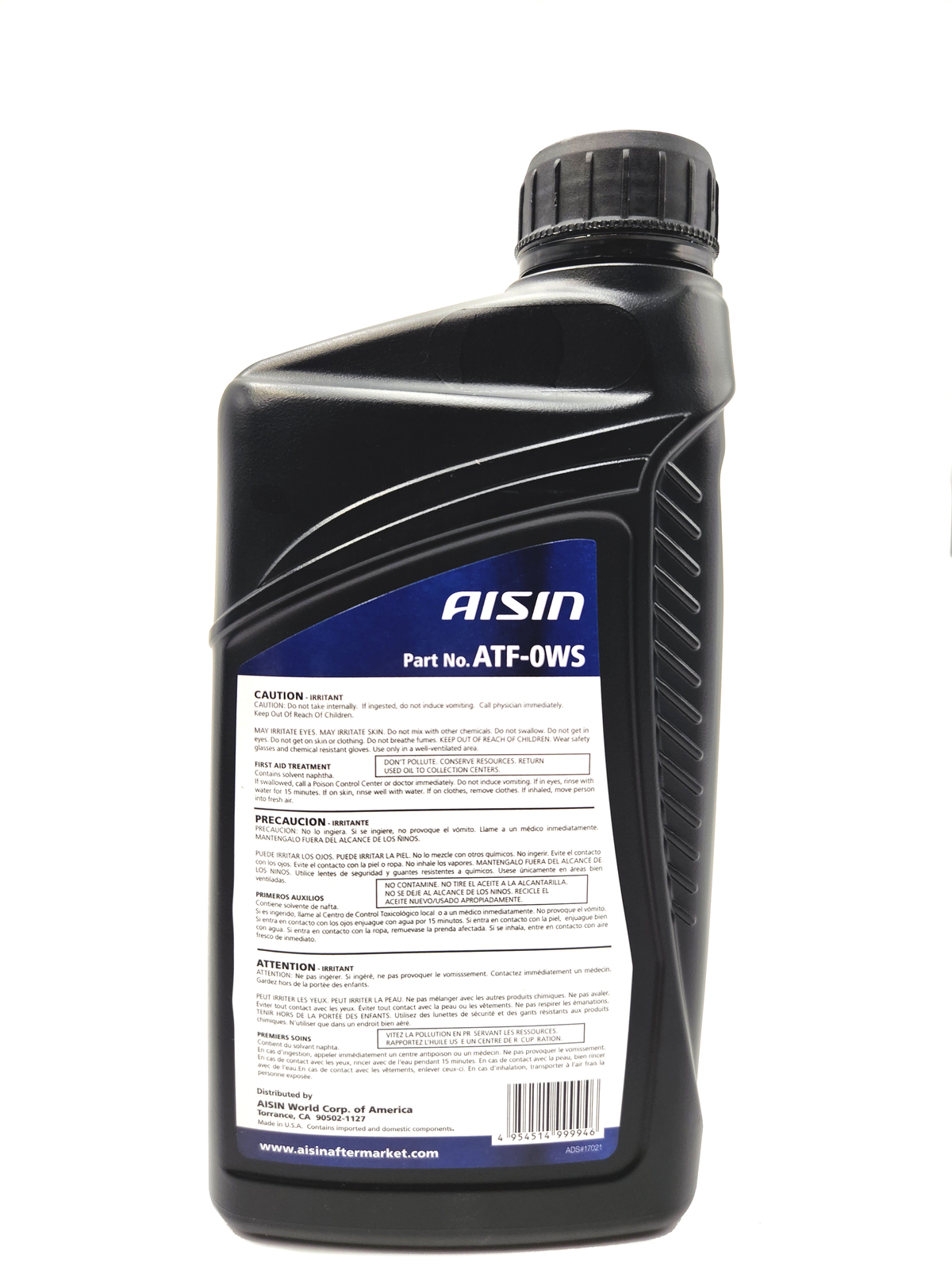 Aisin ATF, Automatic Transmission Fluid WS-World Standard Type 12 Quarts ATF0WS