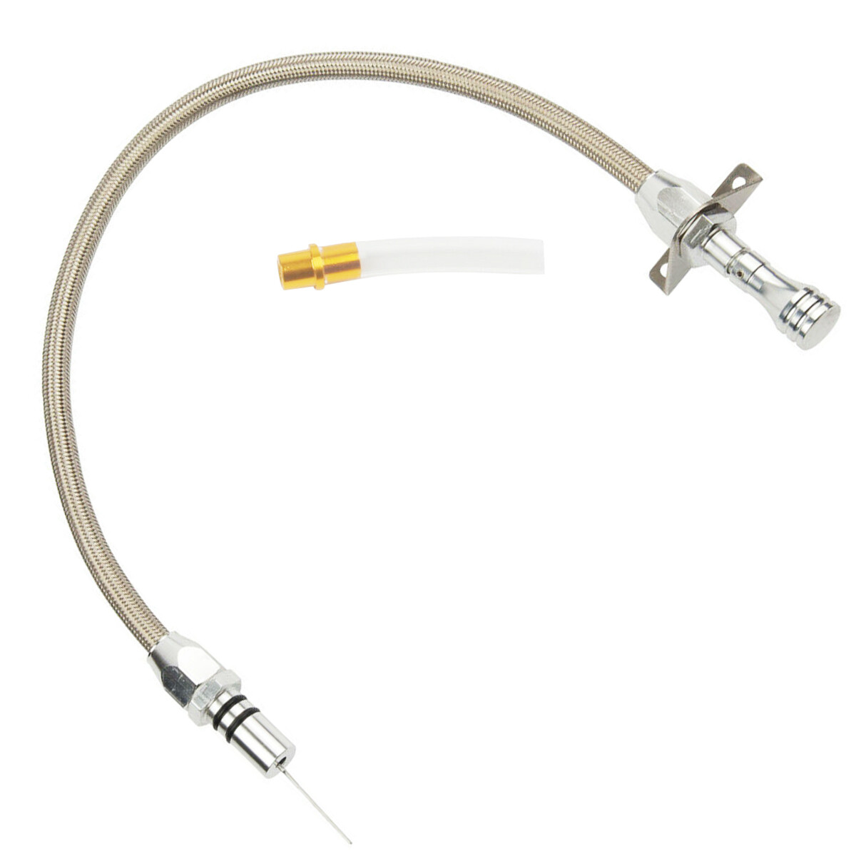 Racing Flexible Stainless Transmission Dipstick GM For Chevy TH-400 Turbo SBC SL