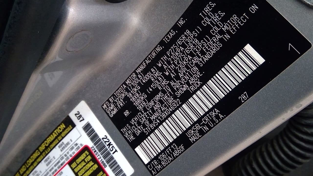 Automatic Transmission 4WD Fits 08-22 SEQUOIA 6736016