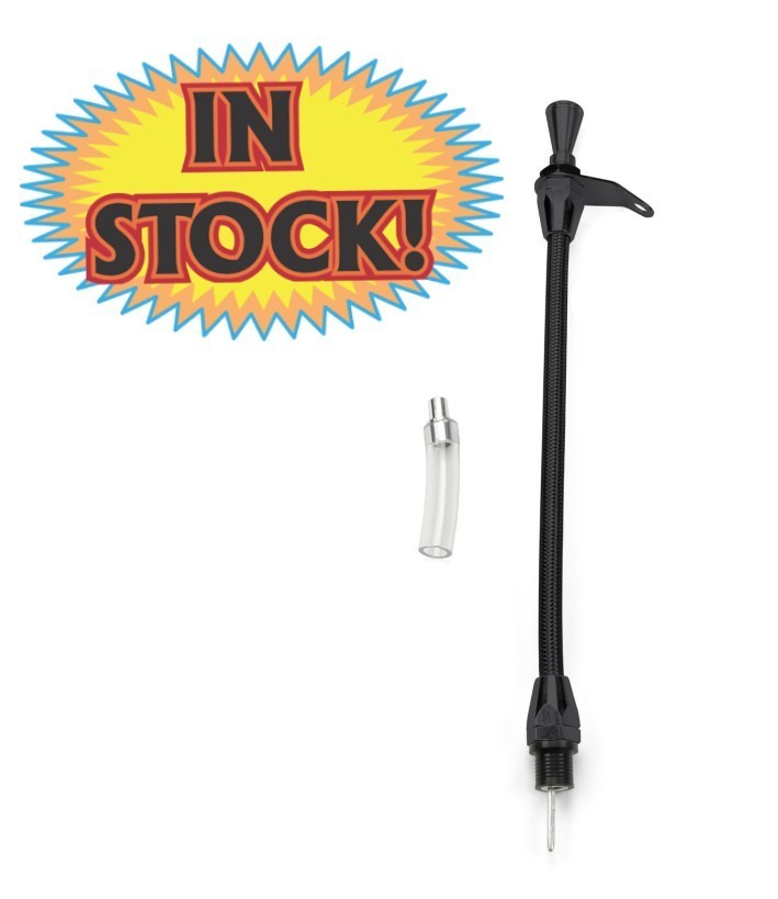 Lokar XTD-3350TM – Hi-Tech Black Stainless Trans Mount Trans Dipstick for TH-350