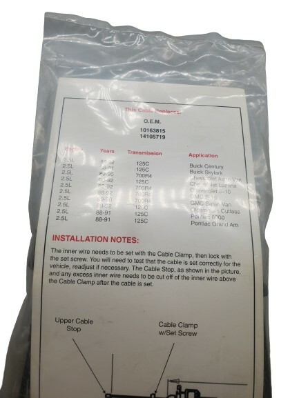 .For 125C New Detent Kickdown Cable TECKPAK T77975