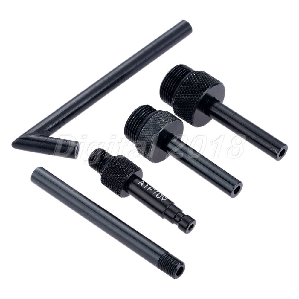 5Pcs x Transmission Fluid Oil Filling Filler Adapter Aluminum Alloy