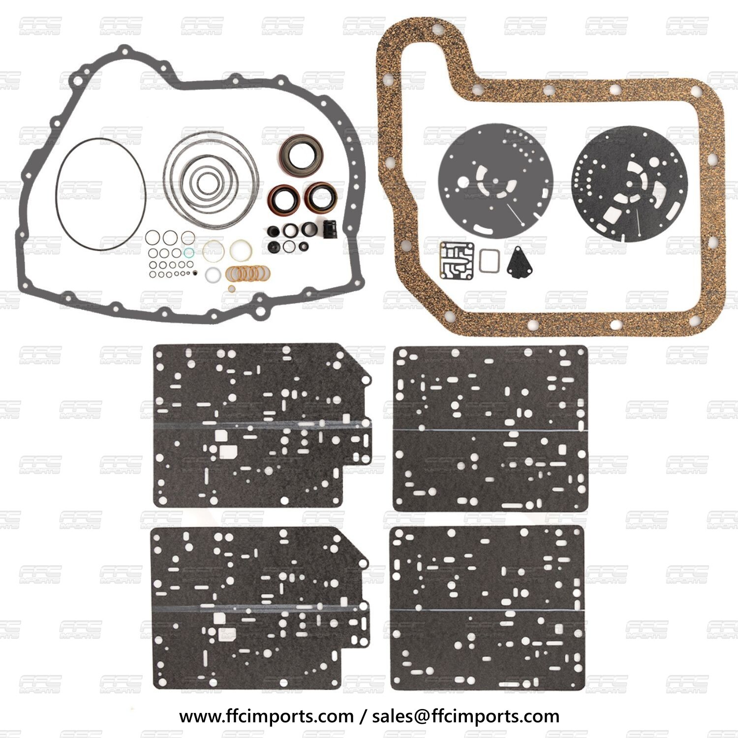 CD4E LA4AEL Transmission Master Rebuild KIT 94-08 Pistons Friction Steel Plates