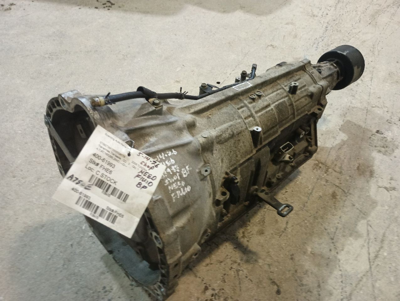 A750E Automatic Transmission 2WD 8 Cylinder Engine Fits 05-06 TUNDRA (12954763
