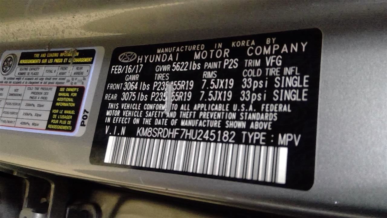 Transfer Case LWB 3.3L Fits 17-19 SANTA FE 12412345