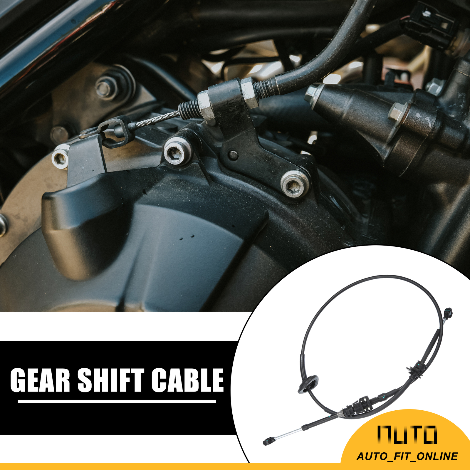 Gear Control Shift Cable for Ford Bronco 92-96 ONE Custom for Ford F-150 92-97