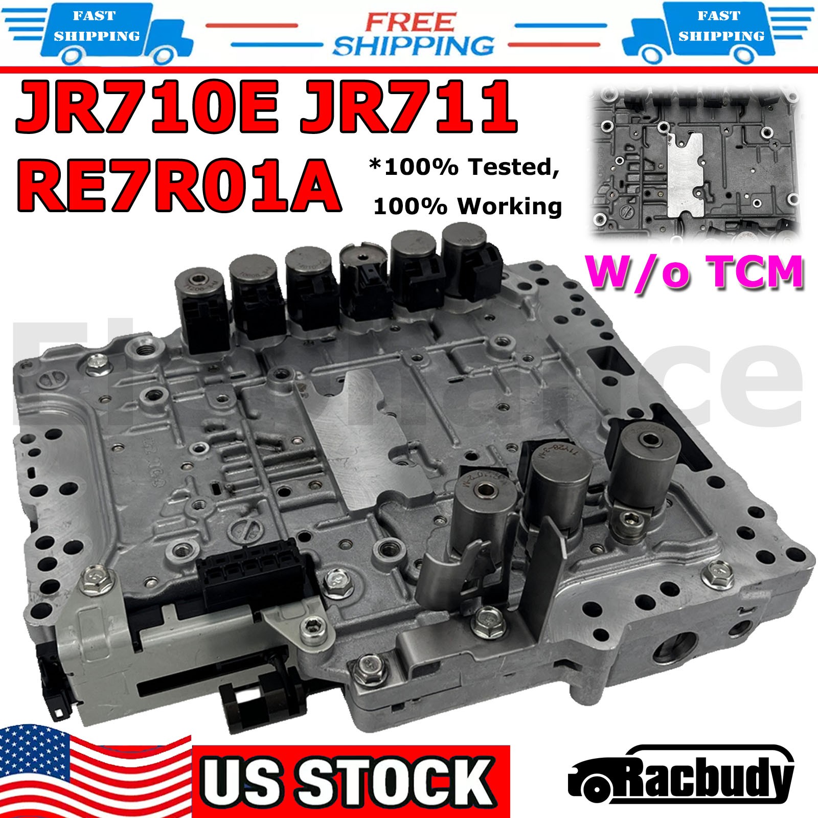 RE7R01A JR710E JR711E Transmission Valve Body For 09-15 Infinity EX35 FX50 Q60