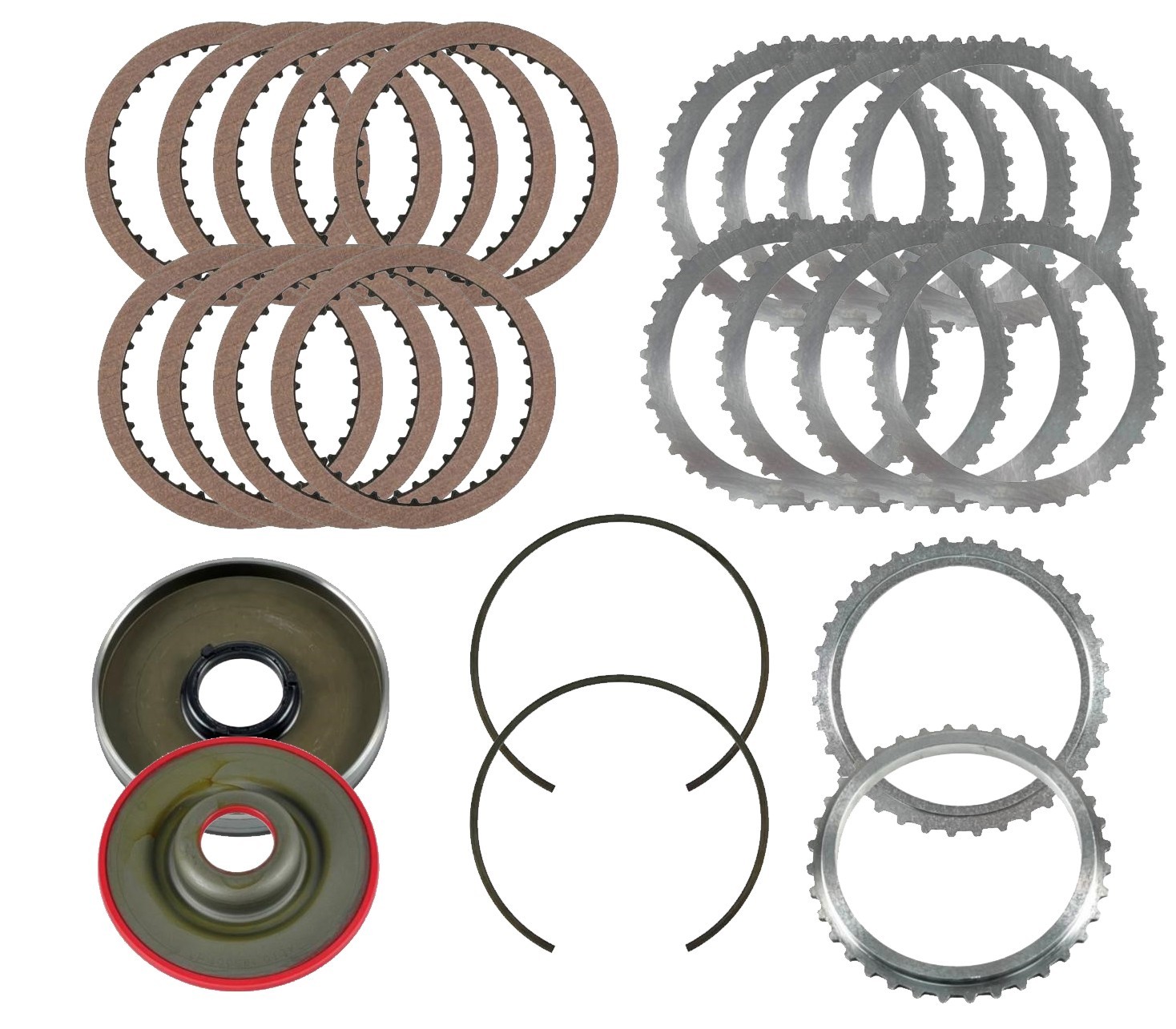 6L80 6L90 4-5-6 Clutch PowerPack Alto G3 Friction With Alto PowerSteel 2006-On