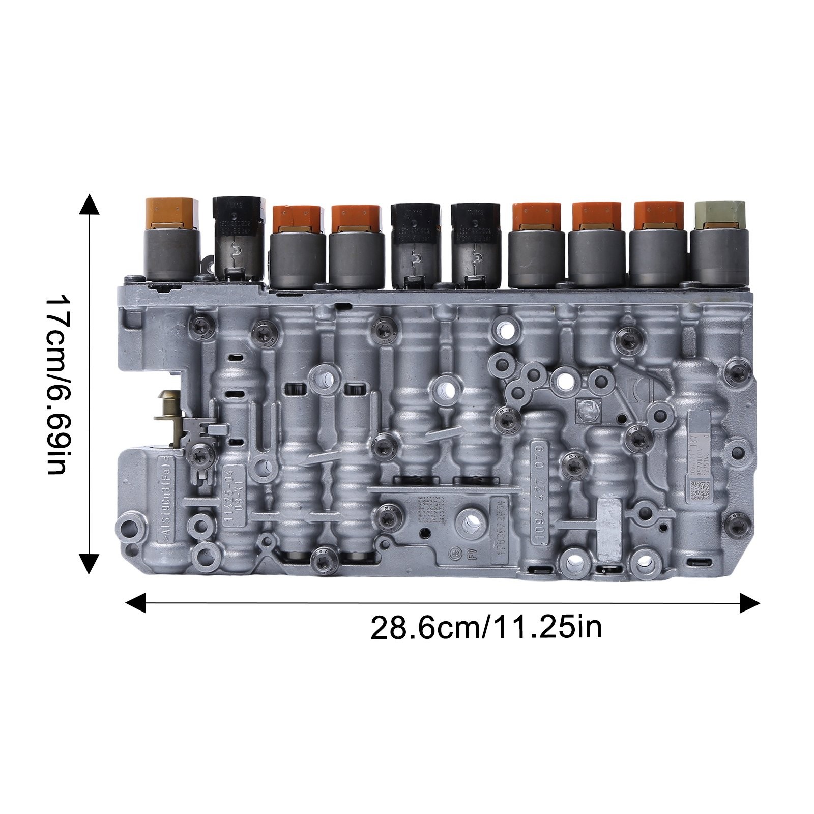 For Honda Acura Fiat Dodge 9Hp48 9 Speed Transmission Valve Body W/ 10 Solenoids